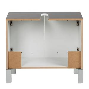 Waschbecken-Unterschrank Malaga Weiß - Holzwerkstoff - 65 x 56 x 31 cm