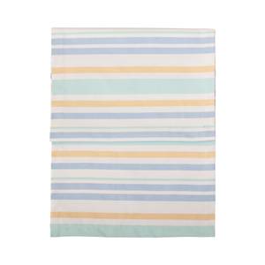 Sur-nappe Fino Rayures vert menthe - 80 cm x 80 cm