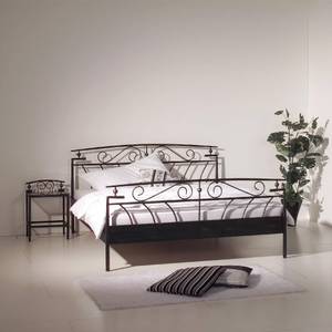 Bed Florenz zwart - 160x200cm