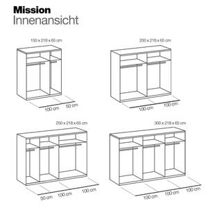 Illuminazione da armadio Square (set 2) Grigio - Metallo - 4 x 1 x 15 cm