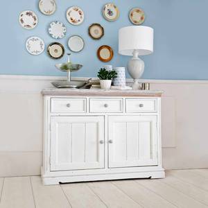 Buffet Opera pin massif blanc