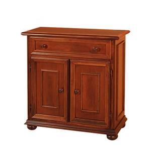 Commode Palermo Marron - En partie en bois massif - 75 x 79 x 33 cm