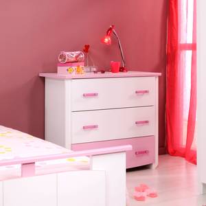 Set de chambre Biotiful 4 éléments blanc et rose