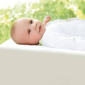 Baby beddengoedset Daunen kussen en deken - 100% katoen - wit