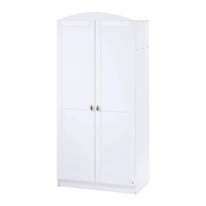 Armoire à vêtements Laura Blanc - Bois manufacturé - 90 x 191 x 54 cm