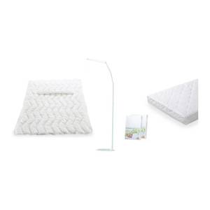 Babykamerset Starter Kit (4-delig) matras, hoofdkussen, dekbed, hemelstang en 2 hoeslakens