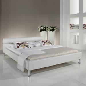 Gestoffeerd bed Anello kunstleer - Wit - 160 x 200cm