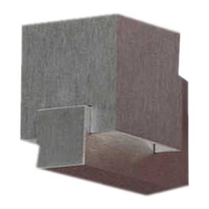 Wandleuchte Porta Glas/Aluminium/ Länge 8cm