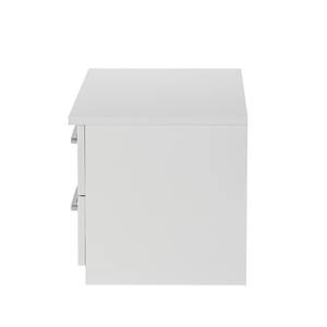 Table de chevet Quadra Blanc alpin - 1 table de chevet