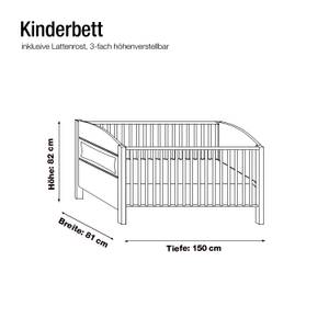 Babybett Kate im Prinzessinnen-Look