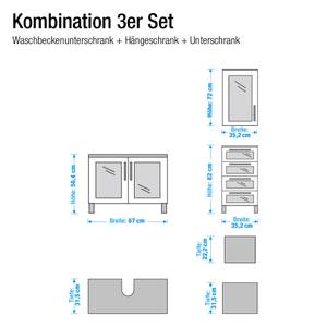 Badkamerset Richmond (3-delig) wit