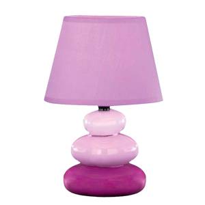 Lampe de bureau Rocco Tres Céramique / Textile - Violet