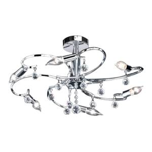 Plafonnier Sala Lustre 6 ampoules - Chrome