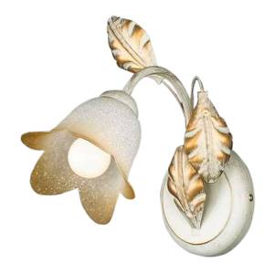 Wandlamp Salerno Goud - Metaal - Hoogte: 28 cm