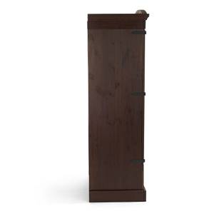 Garderobekast San circarlos Bruin - Massief hout - Hout - 110 x 202 x 62 cm