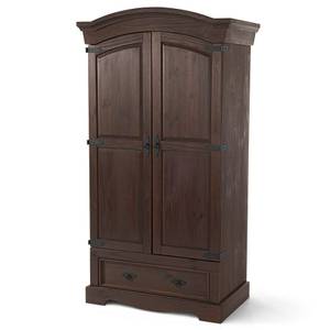 Armoire de vestibule San Carlos Marron - Bois massif - Bois/Imitation - 110 x 202 x 62 cm