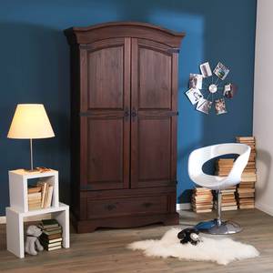 Armoire de vestibule San Carlos Marron - Bois massif - Bois/Imitation - 110 x 202 x 62 cm