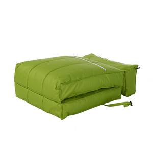 Fauteuil convertible Caneva Cuir synthétique vert