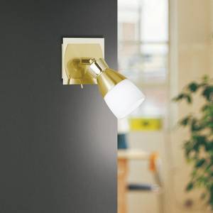 LED-wandlamp metaal - goudkleurig