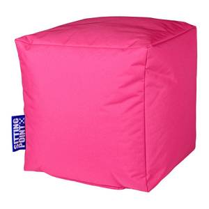 Pouf cubo Scuba Cube Tessuto piatto - Rosa