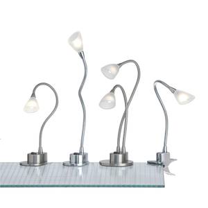 Mini lampada da tavolo Color argento-opaco