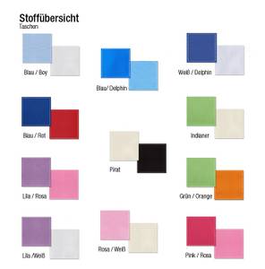 Stofftasche Relita Blau/Rot Baumwolle