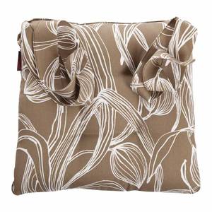 Coussin de chaise Tara 42 x 46 x 7 cm avec bandes de fixation