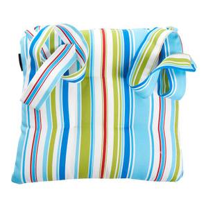 Coussin de chaise Sam Multicolore / Rayures - 42 x 46 x 7 cm - Sans bandes de fixation