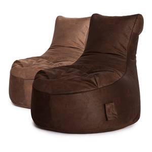 Fauteuil Swing Cuba Marron - Textile - 95 x 90 x 65 cm