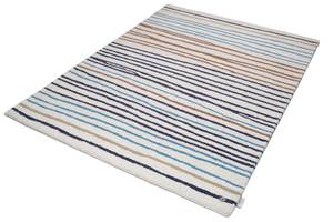 Tapis Easy Stripes Bleu - 65 x 135 cm