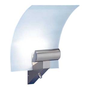 Wandlamp 1 lichtbron - draaidimmer - metaal, gesatineerd glas