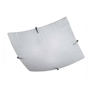 Lampada da soffitto Tira Bianco - Vetro - 45 x 45 cm