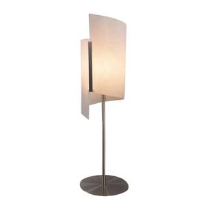 Lampe Helix Hauteur : 53 cm - Aluminium affilé, lunopal blanc