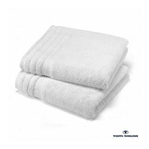 Handtuch Tom Tailor Weiß - Waschhandschuh: 16 x 22 cm