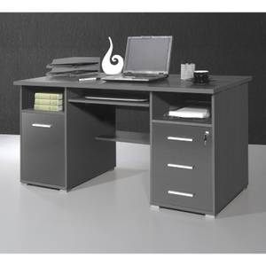 Computertisch Suva Tastaturauszug, abschließbare Schublade