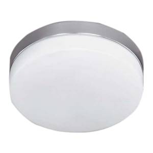 Plafondlamp Torta Wit - Glas - Hoogte: 6 cm
