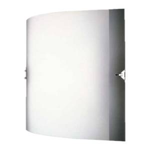 Lampada a muro Velo Vetro/ Alluminio bianco - 50x35 cm