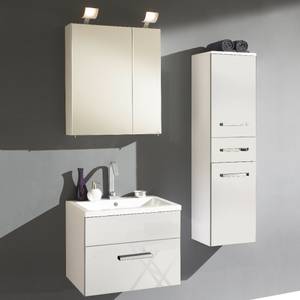 Armadietto da bagno Victoria Lavabo incluso Bianco lucido 60 cm