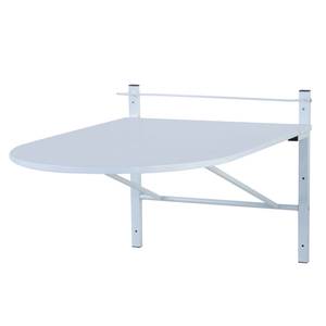 Table murale Letitia avec 2 tabourets Blanc