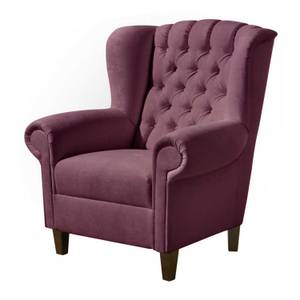 Ohrensessel Westminster I Stoff Aubergine