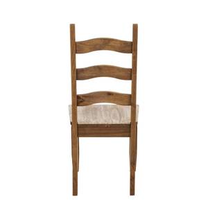 Chaises Zacateca (lot de 2) Pin massif - Couleur bois