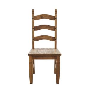 Chaises Zacateca (lot de 2) Pin massif - Couleur bois