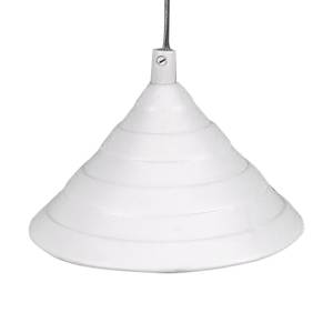 Porseleinen hanglamp Wit - Keramiek - Steen - Hoogte: 11 cm