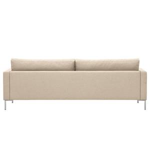 Sofa Portobello (3-Sitzer) Webstoff Stoff Selva: Beige - Eckig