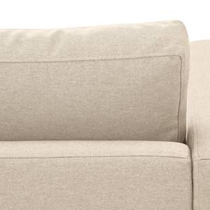 Sofa Portobello (3-Sitzer) Webstoff Stoff Selva: Beige - Eckig