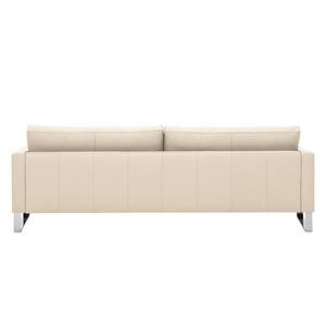 Sofa Portobello (3-Sitzer) Echtleder Echtleder Gad: Creme - Kufen