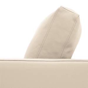 Sofa Portobello (3-Sitzer) Echtleder Echtleder Gad: Creme - Kufen