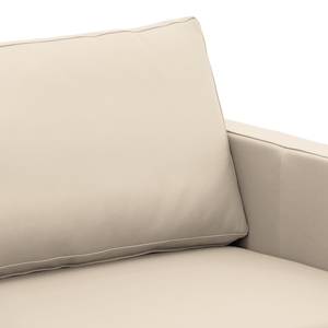 Ecksofa Portobello Echtleder Echtleder Gad: Creme - Breite: 293 cm - Longchair davorstehend links