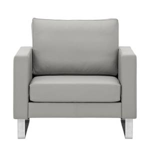 Fauteuil Portobello Cuir véritable Cuir véritable Gad : Gris - Luge