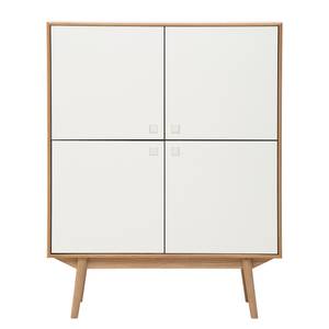 Highboard Levin eikenhout/wit